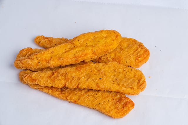 3 Pcs Strips W/ Fries.